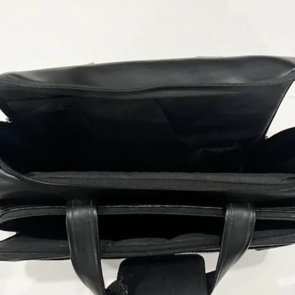 Samsonite Leather Laptop Bag Briefcase Travel Bag Career Office Computer